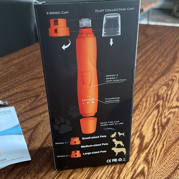 NEW Primens Clawmaster Nail Grinder for All Pets, USB Charge, 2 Speeds - Picture 5 of 7